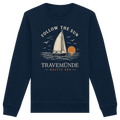 Travemünde Follow The Sun Dark Edition Sweatshirt aus Bio-Baumwolle