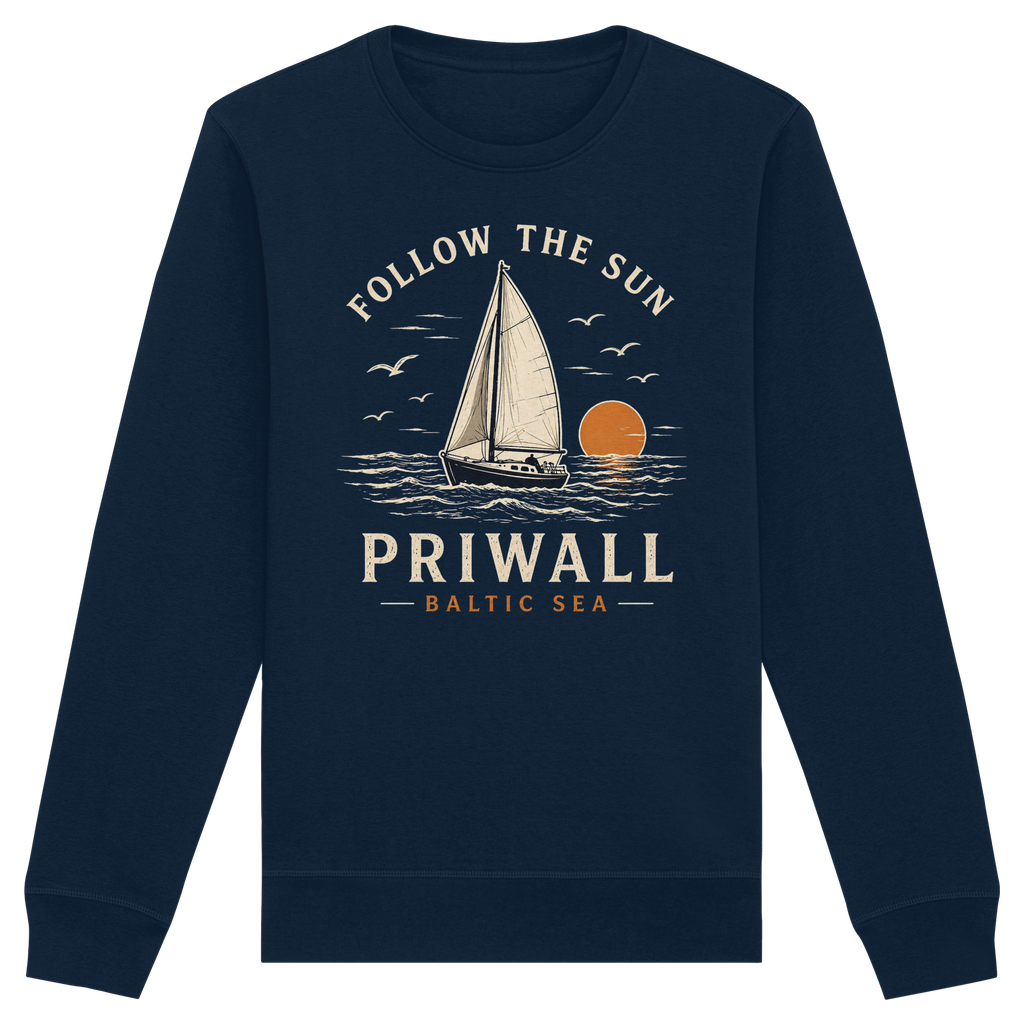 Follow the Sun - dunkle Kollektion - Organic Basic Unisex Sweatshirt