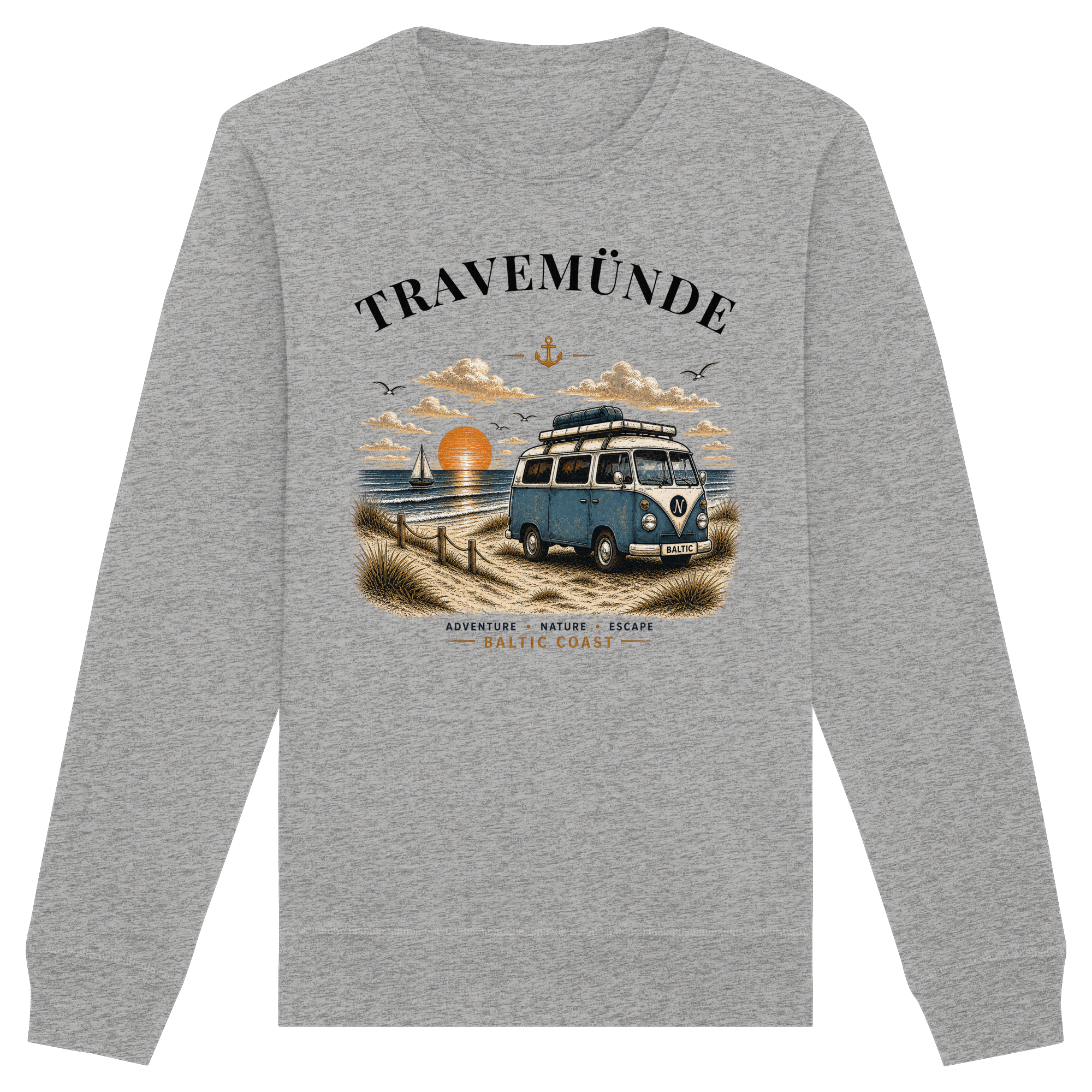 Travemünde Baltic Coast – Organic Basic Unisex Sweatshirt