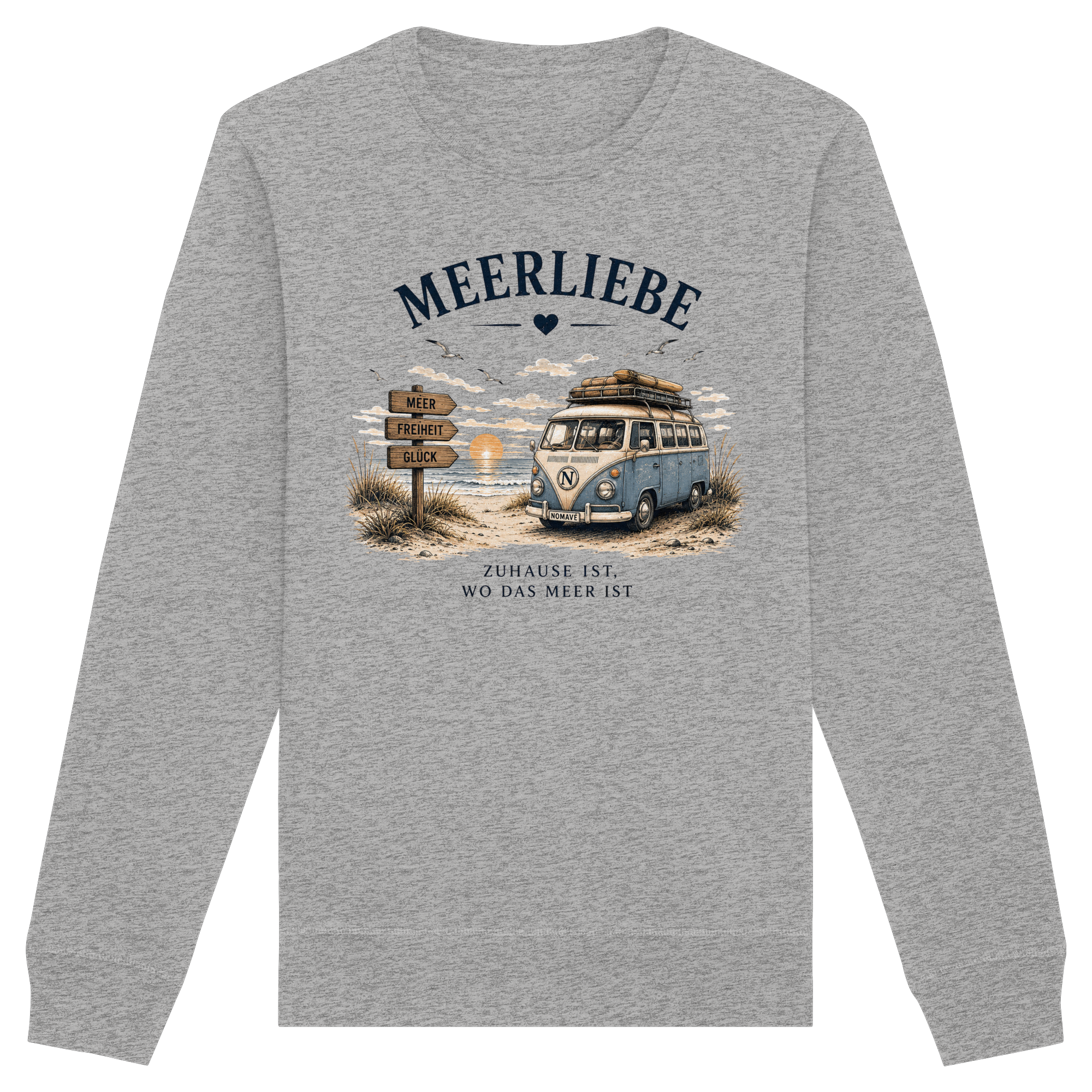 Meerliebe Vanlife – Organic Basic Unisex Sweatshirt