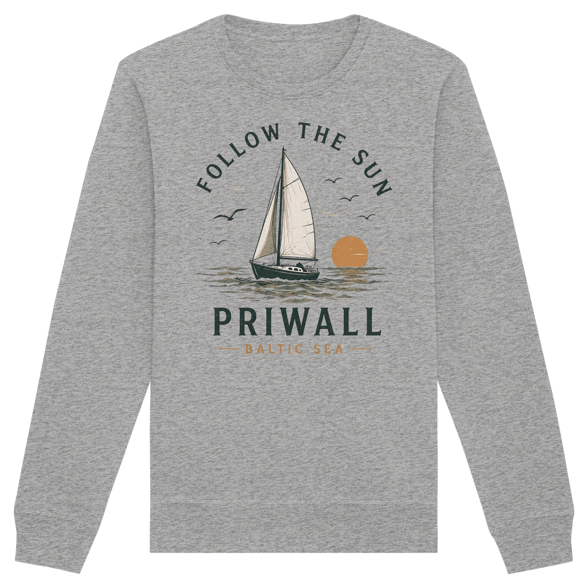 Follow the Sun Sweatshirt – Priwall Ostsee Edition