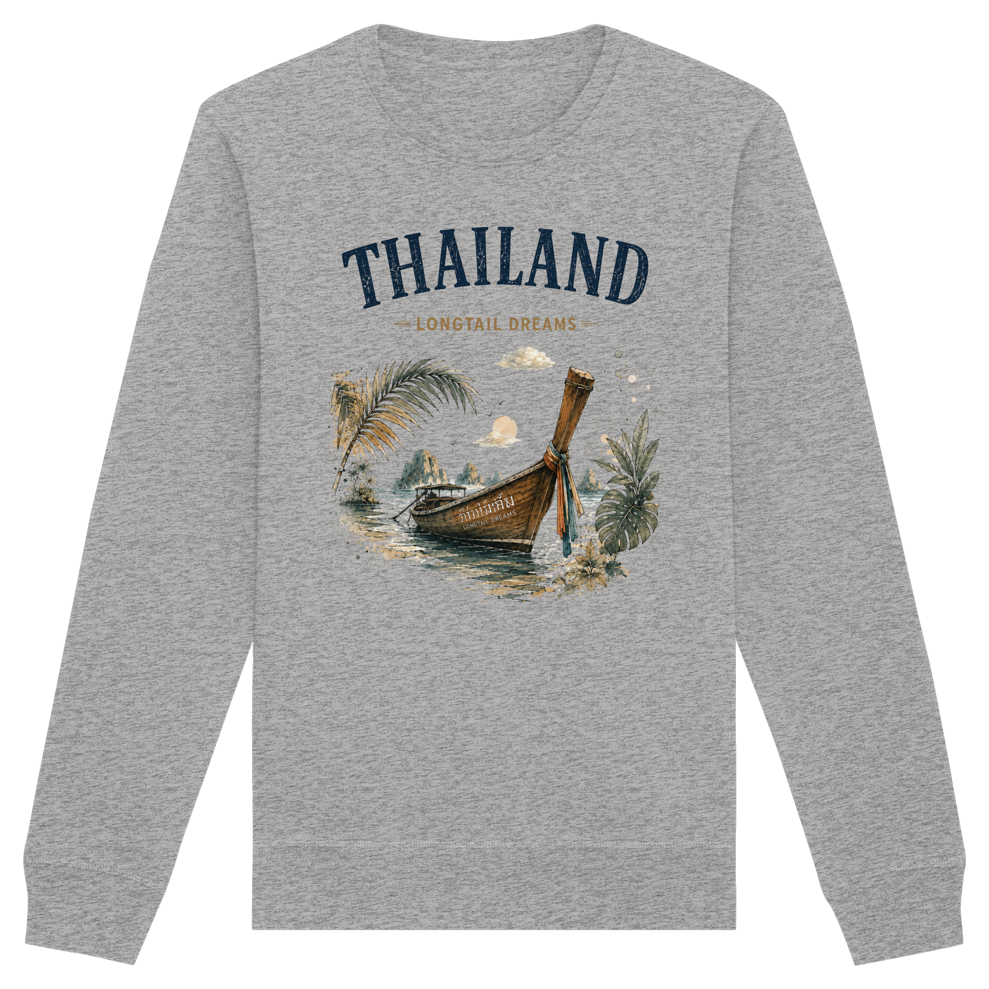 Thailand-Longtail-Dreams-Light-Edition - Organic Basic Unisex Sweatshirt