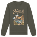 Zuhause ist, wo wir parken – Vanlife & Camping - Bio Unisex Sweatshirt