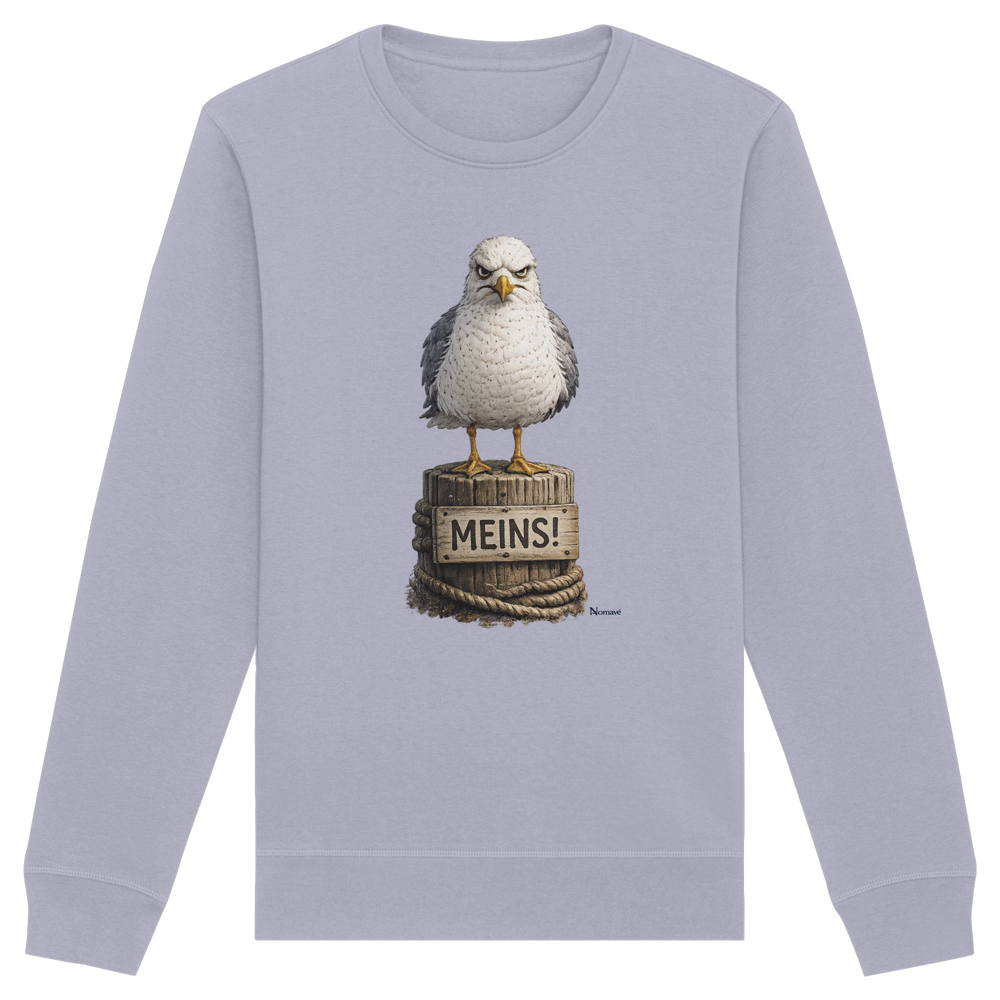 Möwe mit Meinung – MEINS! | - Organic Basic Unisex Sweatshirt