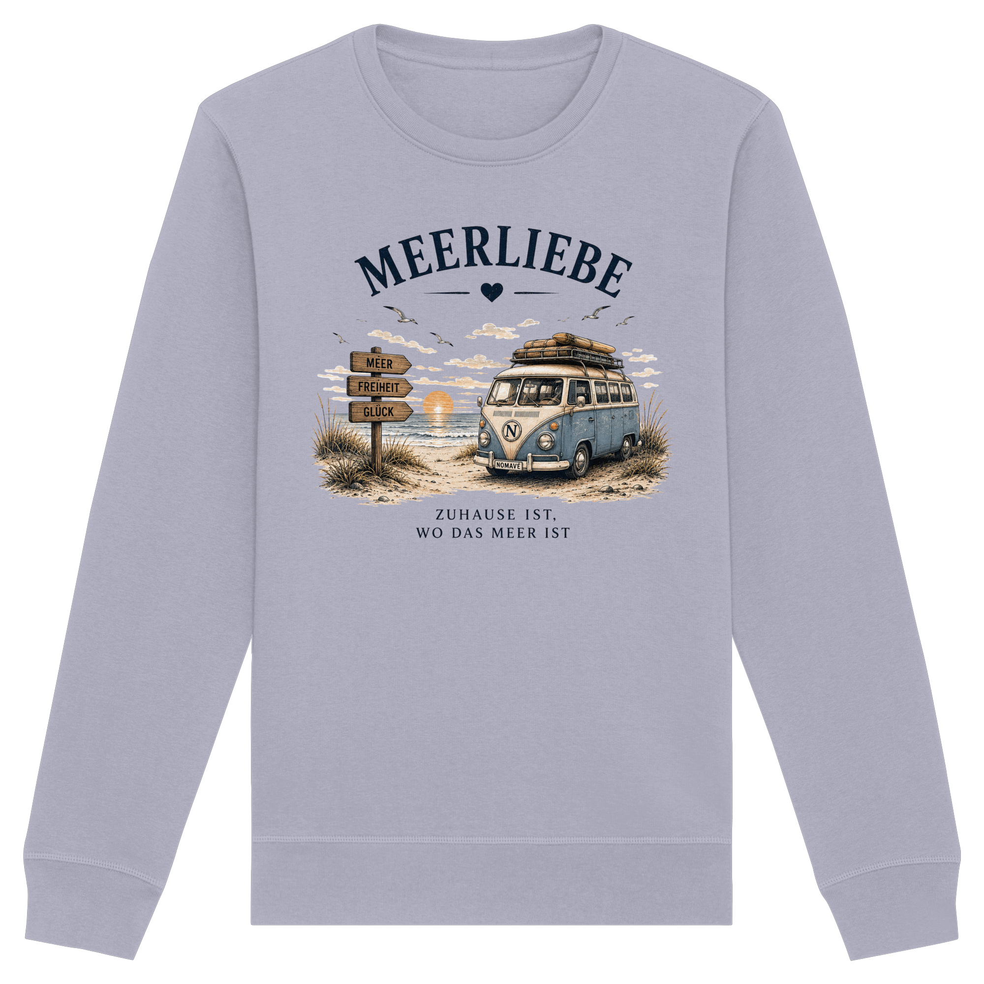 Meerliebe Vanlife – Organic Basic Unisex Sweatshirt