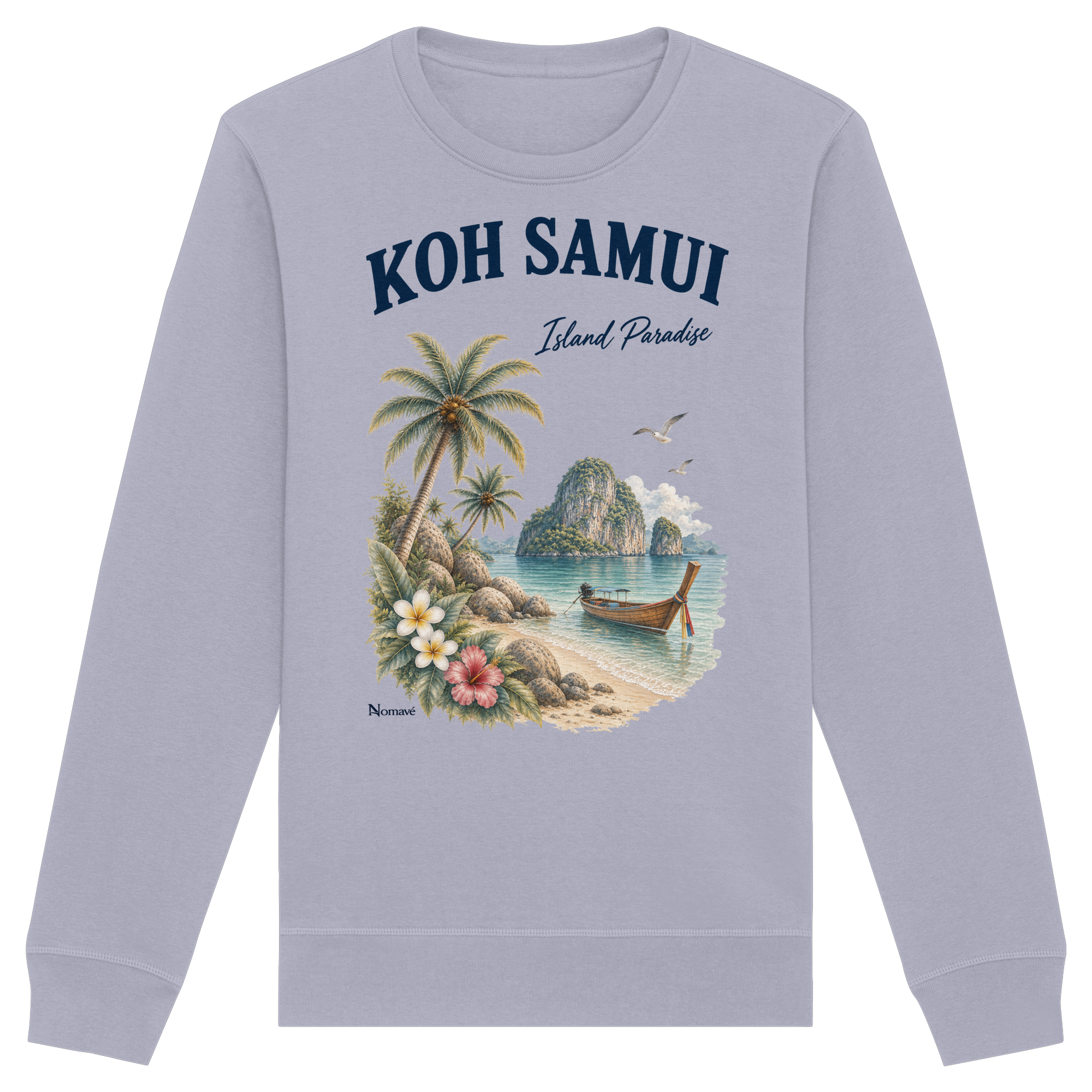 Koh Samui Thailand – Island Paradise – Tropical Vintage - Bio Unisex Sweatshirt