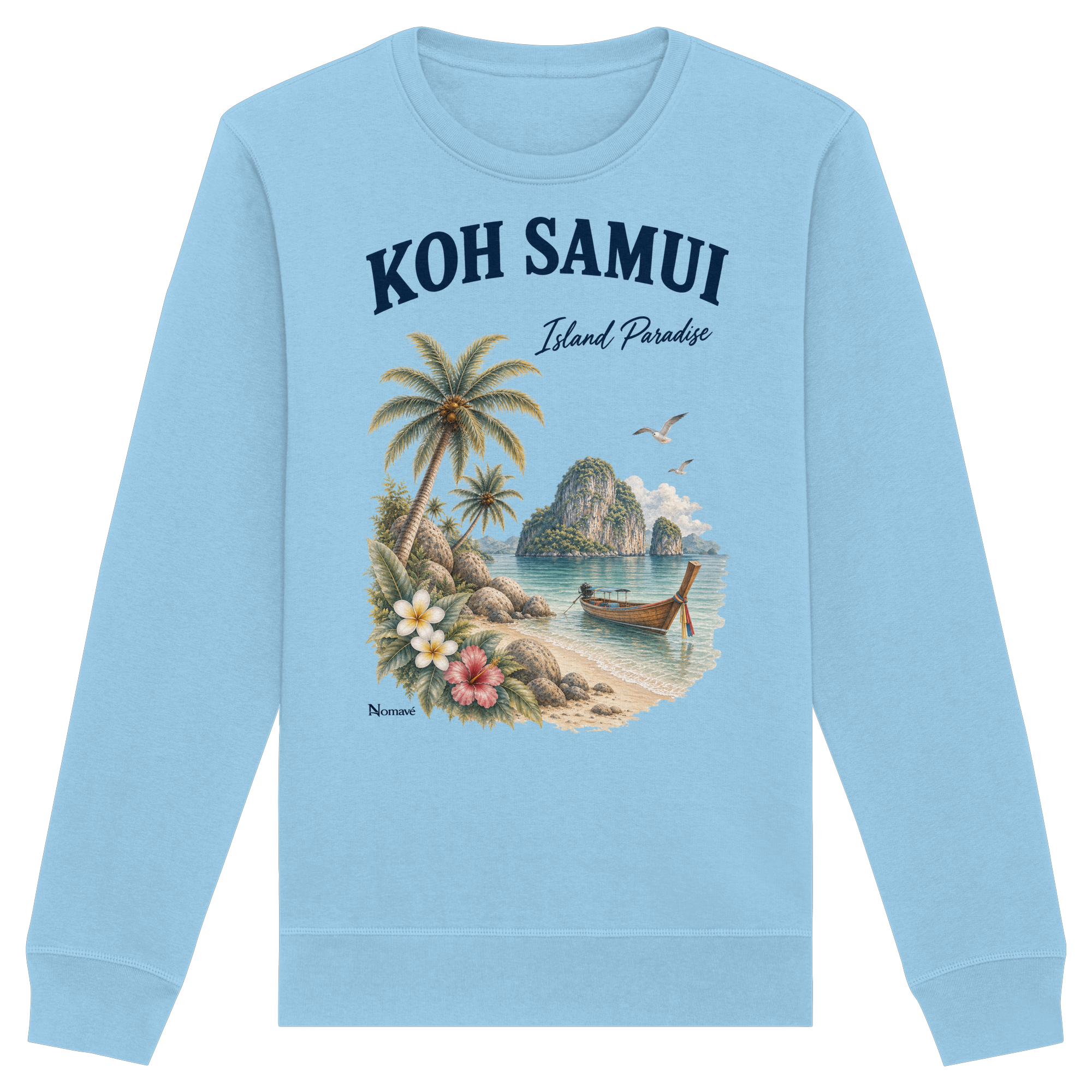 Koh Samui Thailand – Island Paradise – Tropical Vintage - Bio Unisex Sweatshirt