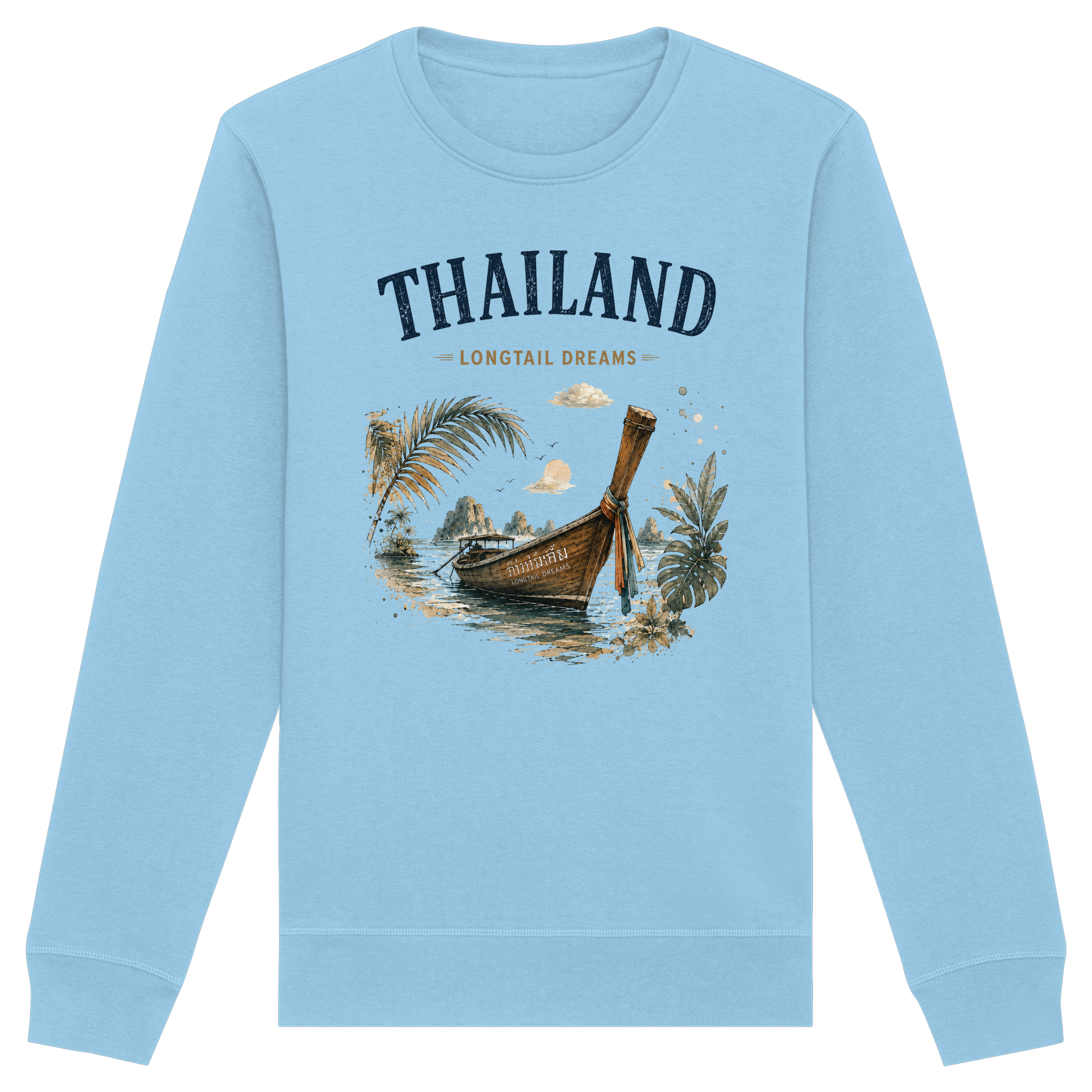 Thailand-Longtail-Dreams-Light-Edition - Organic Basic Unisex Sweatshirt