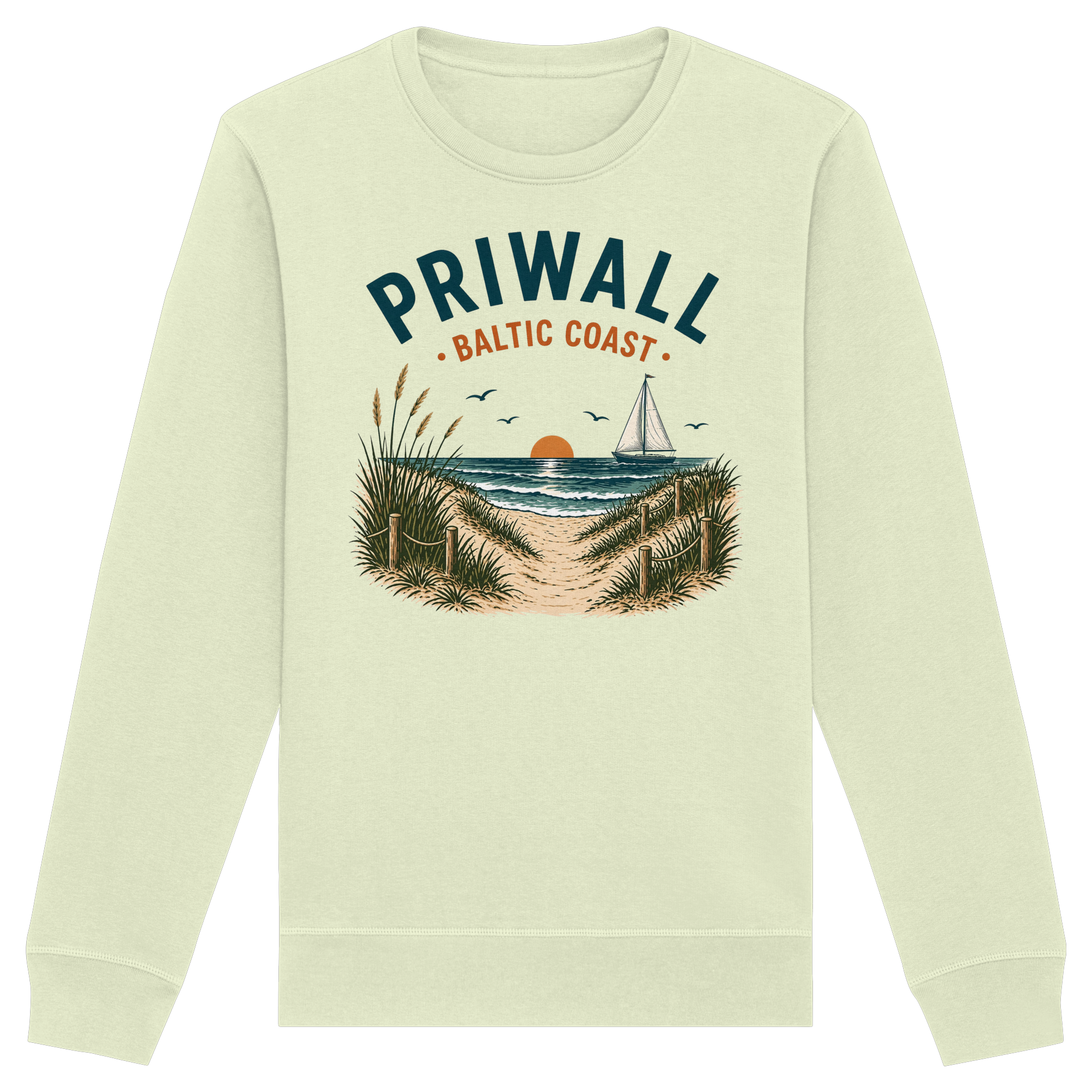 Priwall Vibes Sweatshirt – Baltic Coast Edition