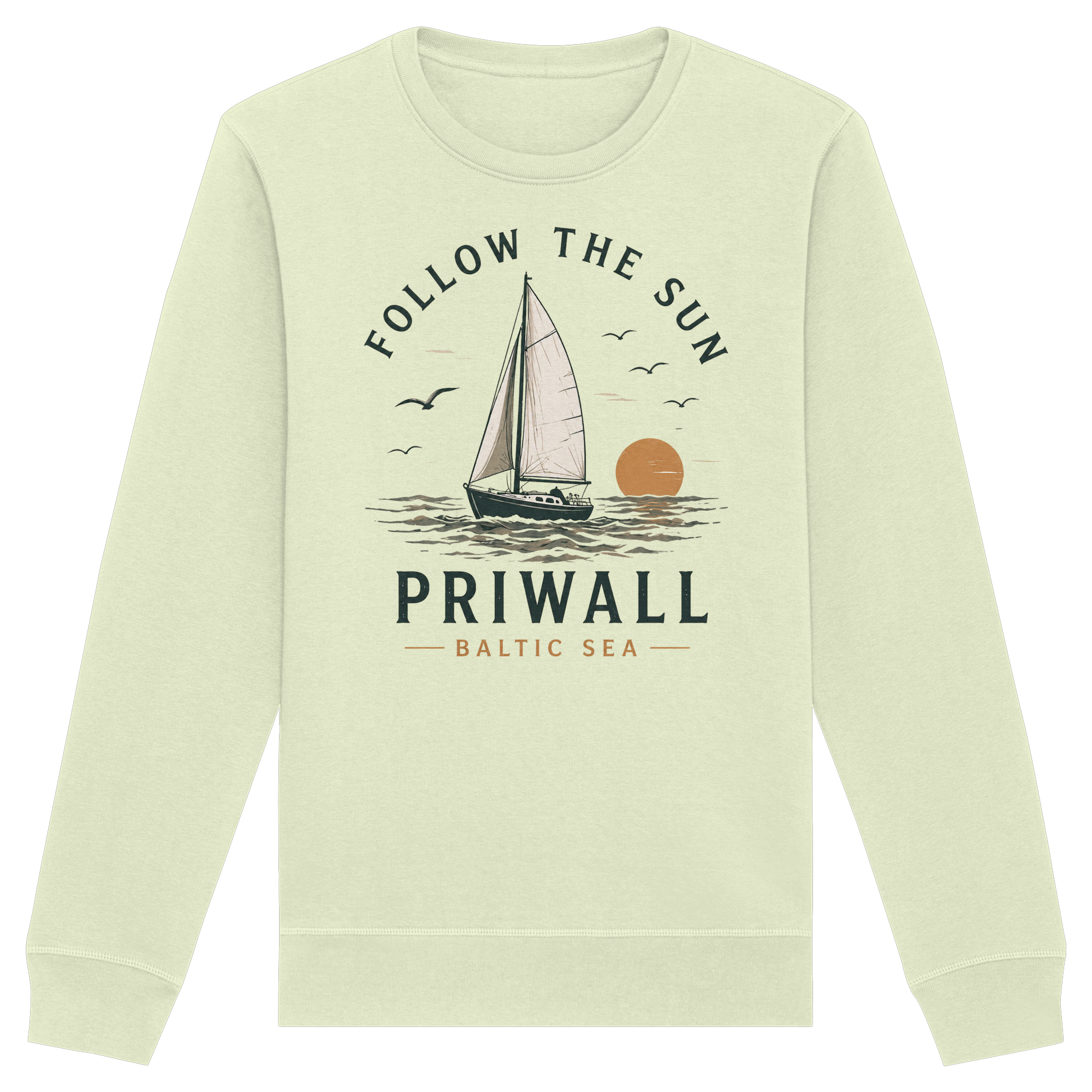 Follow the Sun Sweatshirt – Priwall Ostsee Edition