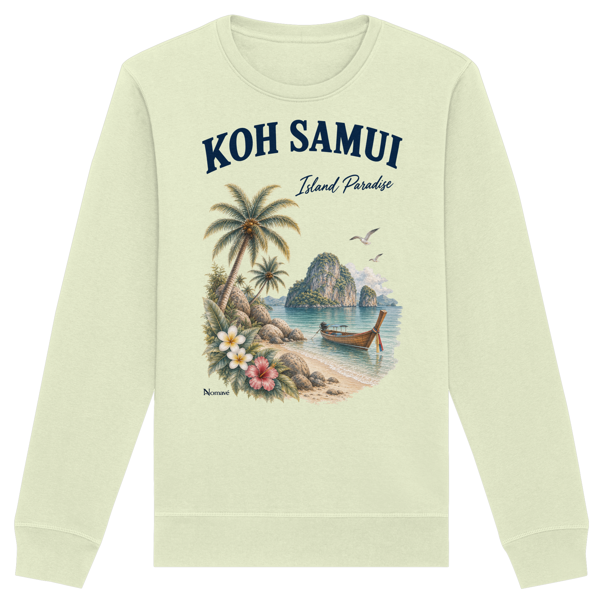 Koh Samui Thailand – Island Paradise – Tropical Vintage - Bio Unisex Sweatshirt