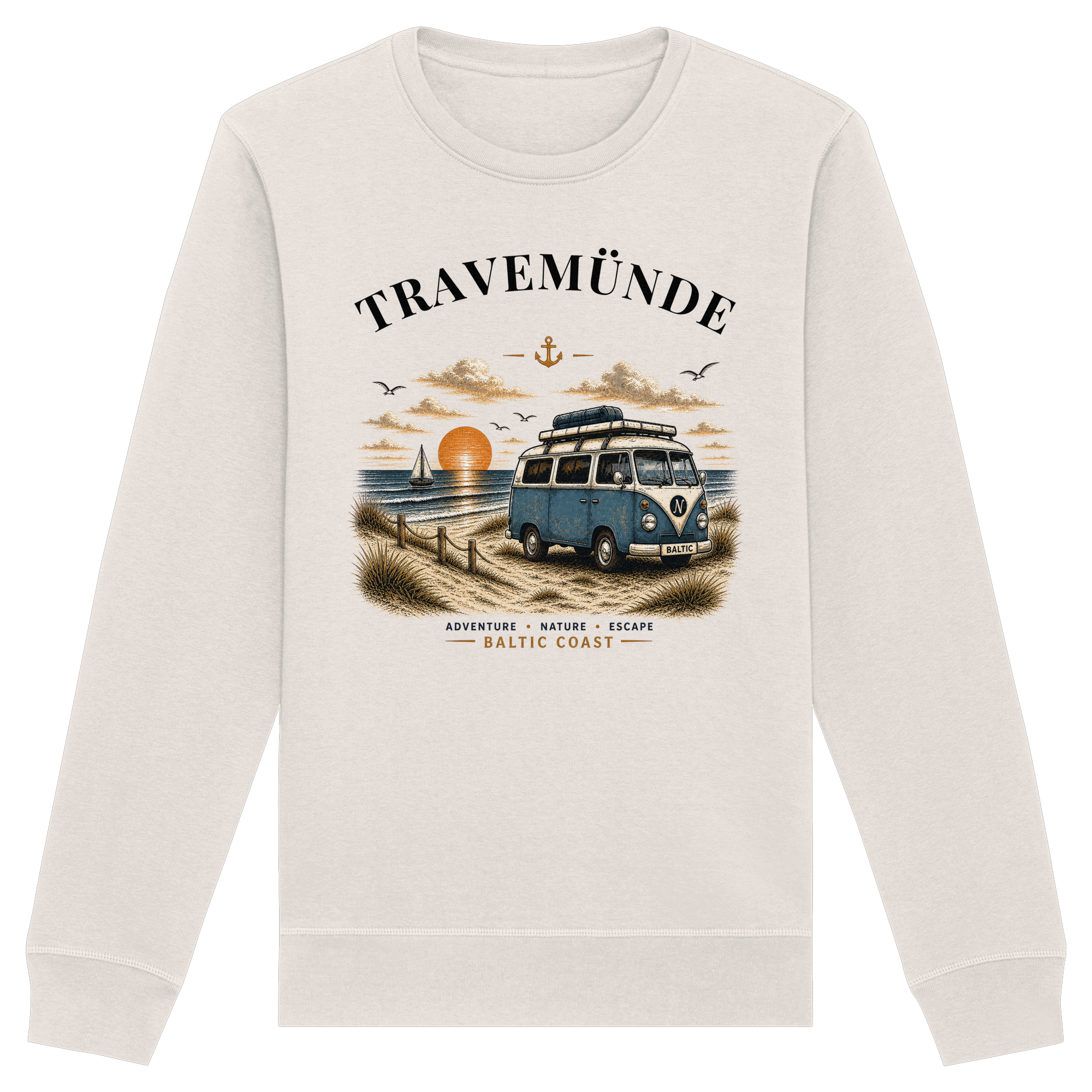 Travemünde Baltic Coast – Organic Basic Unisex Sweatshirt