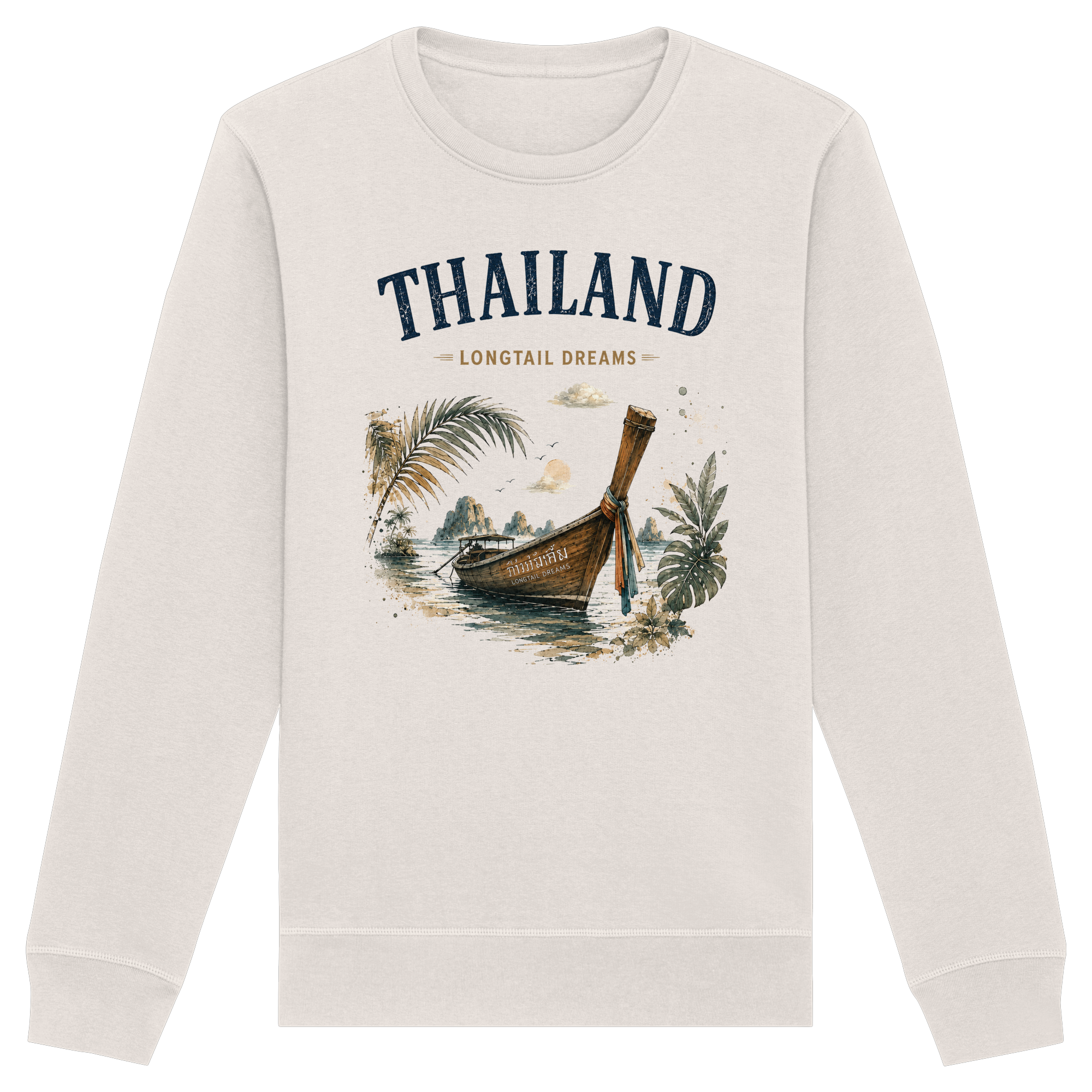 Thailand-Longtail-Dreams-Light-Edition - Organic Basic Unisex Sweatshirt