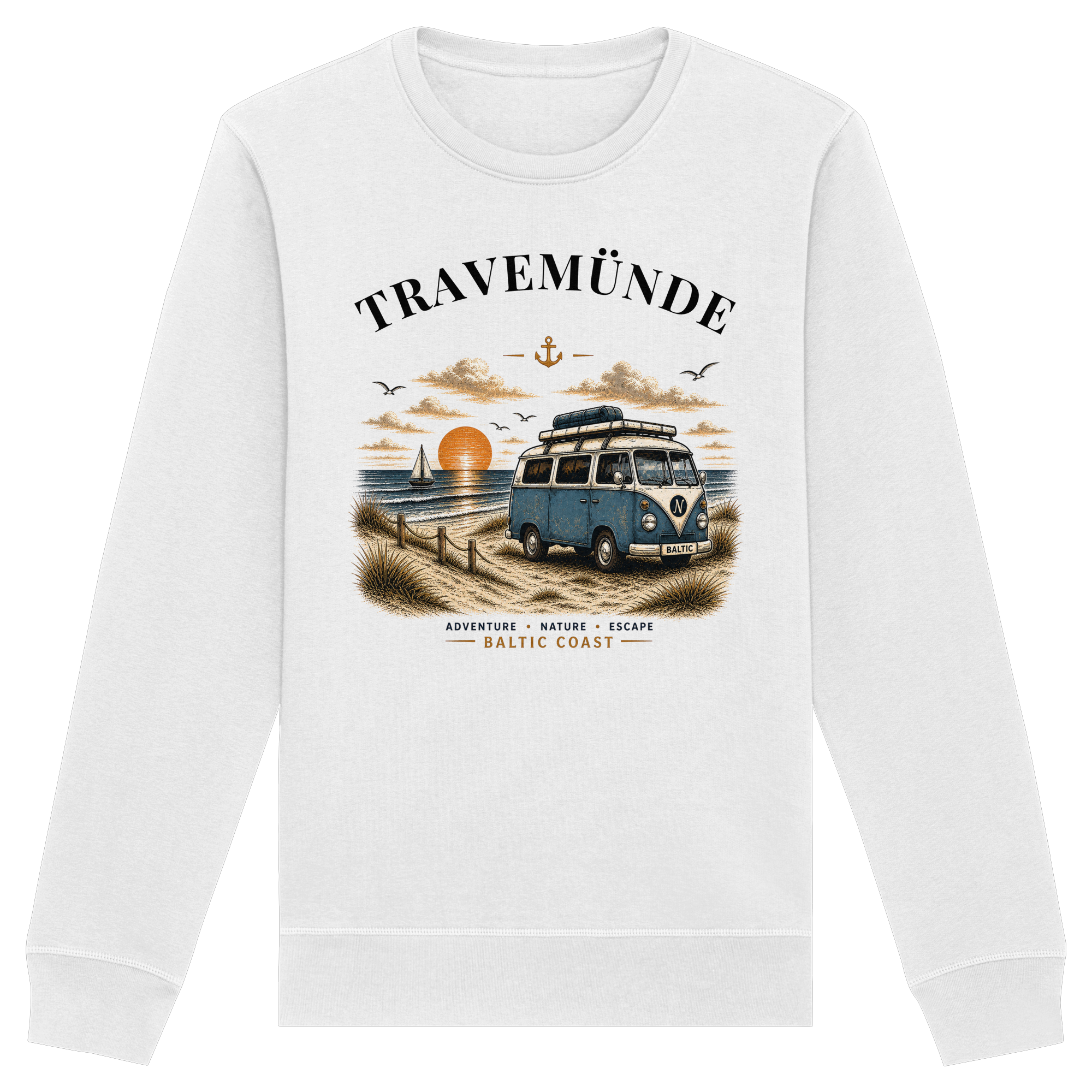 Travemünde Baltic Coast – Organic Basic Unisex Sweatshirt