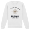 Follow the Coast – Priwall Kompass - Organic Basic Unisex Sweatshirt