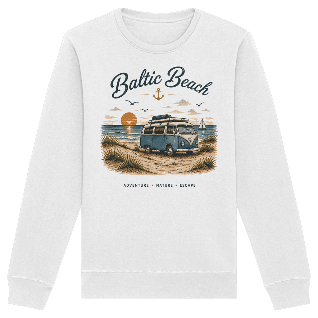 Baltic Beach Organic Sweatshirt – Maritime Ostsee Vibes