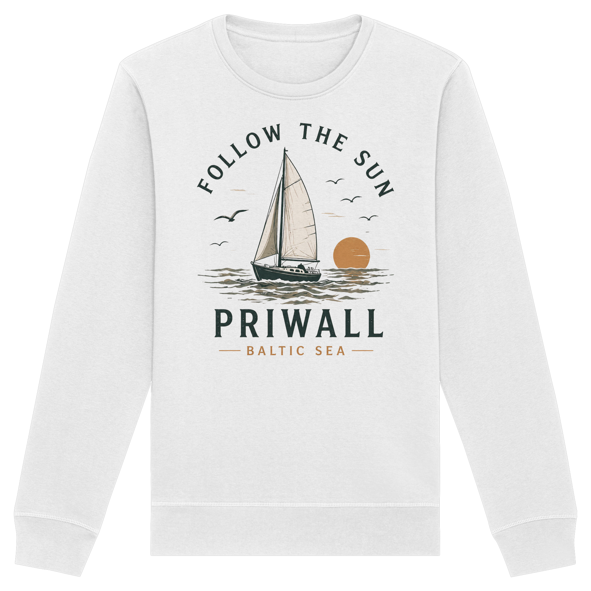 Follow the Sun Sweatshirt – Priwall Ostsee Edition