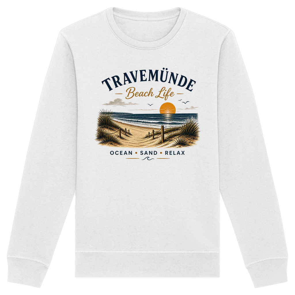 Travemünde Beach Life – Organic Sweatshirt