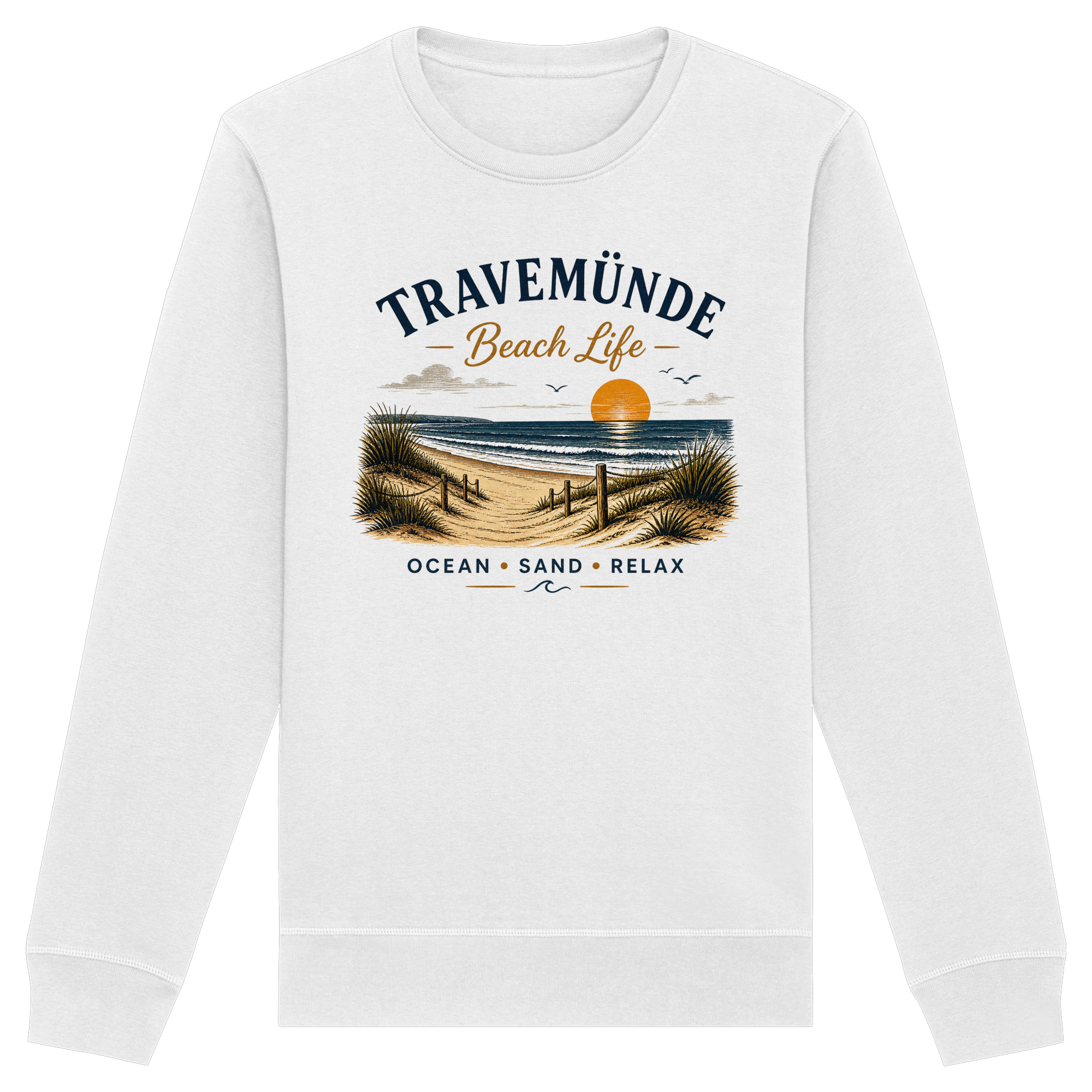 Travemünde Beach Life – Organic Sweatshirt