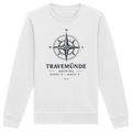 Travemünde Windrose – Baltic Sea Bio Sweatshirt aus 100 % Bio-Baumwolle