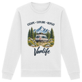 Escape • Explore • Repeat – Vanlife - Bio Unisex Sweatshirt