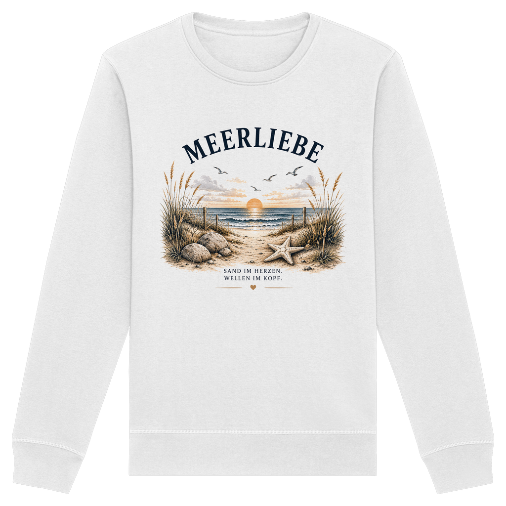 Meerliebe Sweatshirt – Küstengefühl Sea & Soul – Organic Unisex Pullover