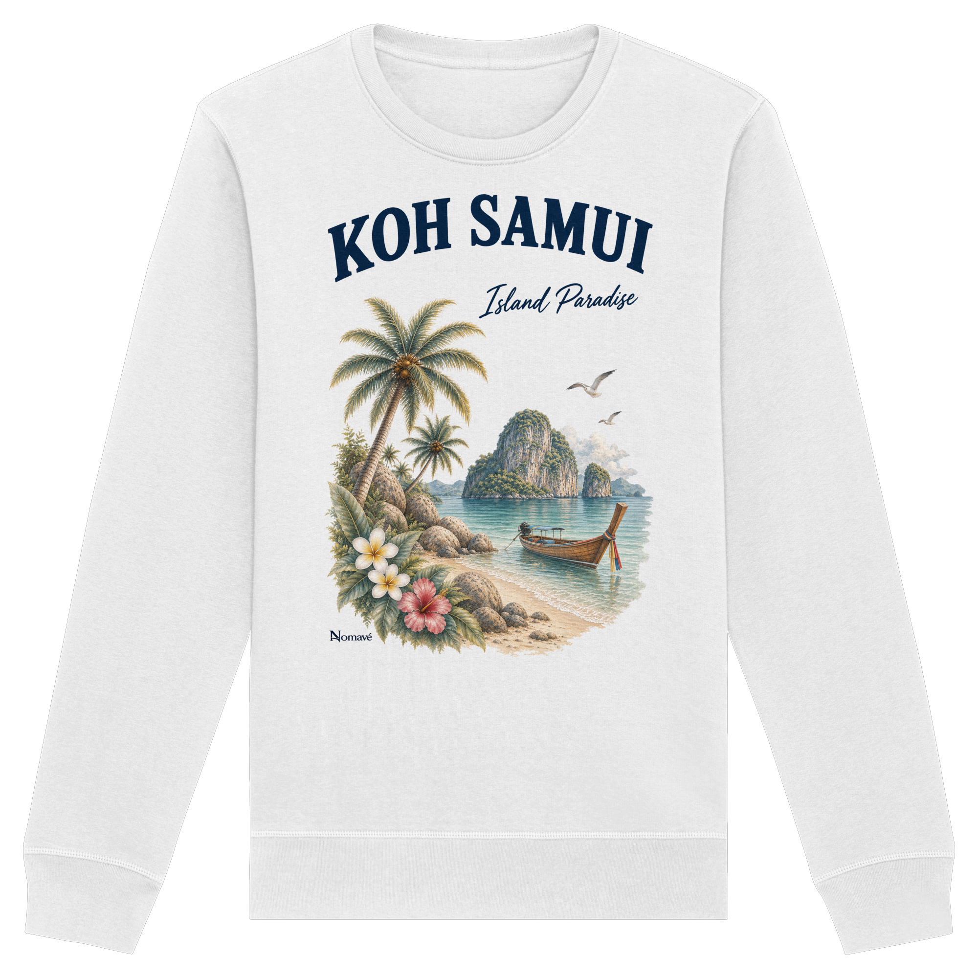 Koh Samui Thailand – Island Paradise – Tropical Vintage - Bio Basic Unisex Sweatshirt