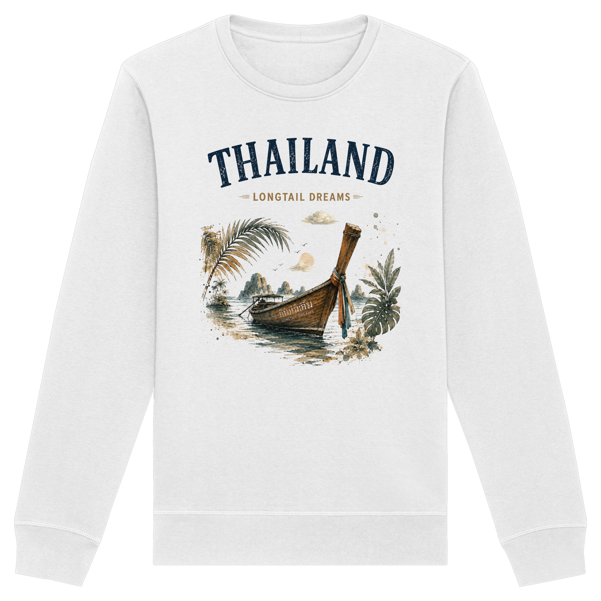 Thailand-Longtail-Dreams-Light-Edition - Organic Basic Unisex Sweatshirt