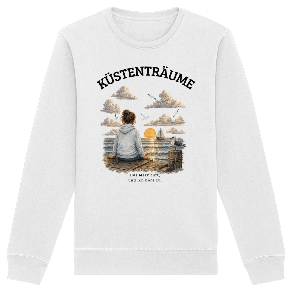 Küstenträume – Premium Bio-Sweatshirt