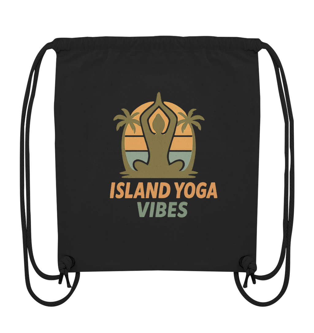 Island Yoga Vibes Gym Bag – Yoga Rucksack & Sportbeutel | Tropical Meditation Design