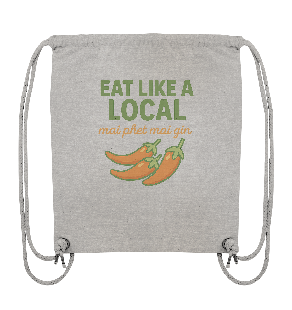 at Like a Local – Thai Food Design | „mai phed mai gin“ Chili  - Organic Gym-Bag