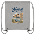 Zuhause ist, wo wir parken – Vanlife & Camping - Bio Gym-Bag Rucksack