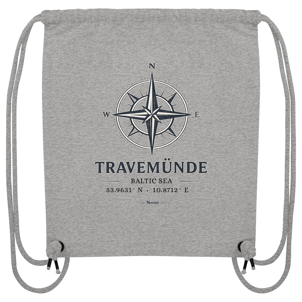 Travemünde Windrose – Baltic Sea Bio Turnbeutel (Gym Bag)