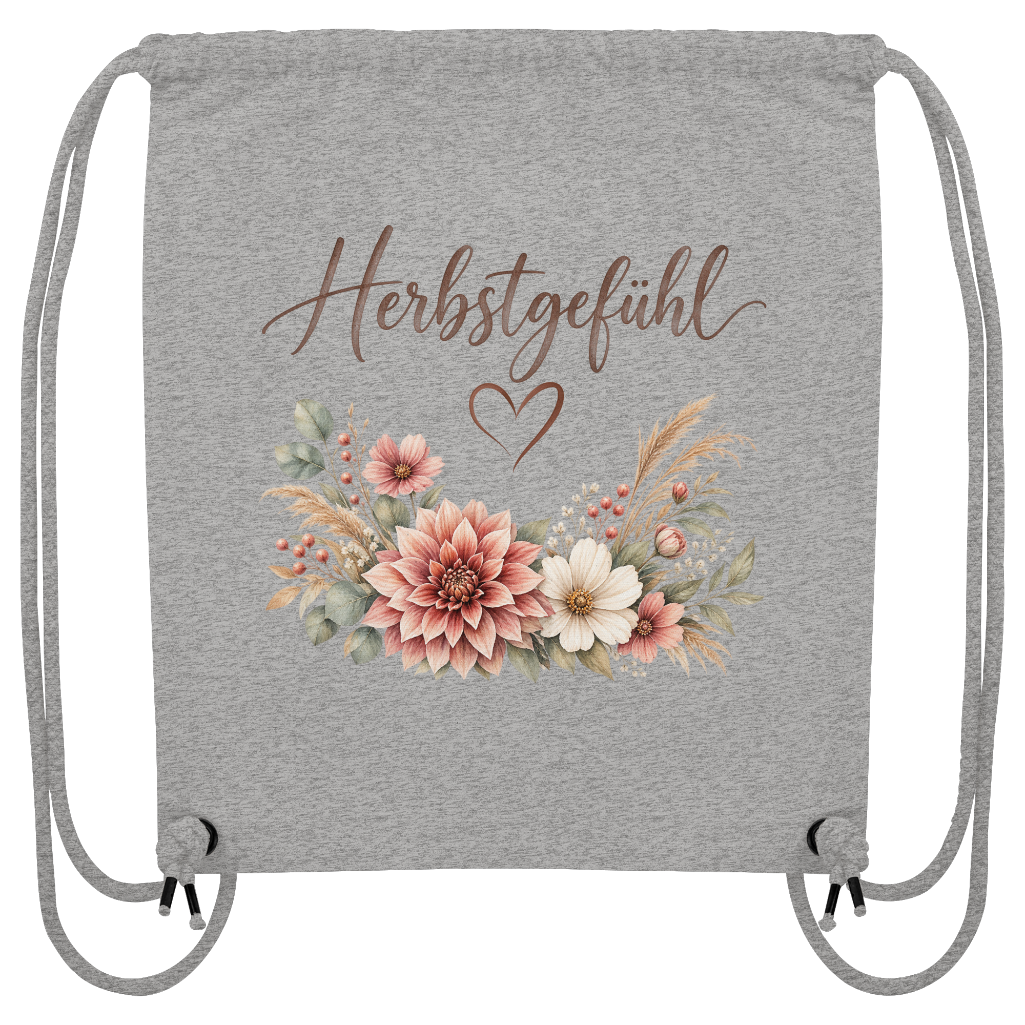Herbstgefühl – Autumn Bloom - Organic Gym-Bag