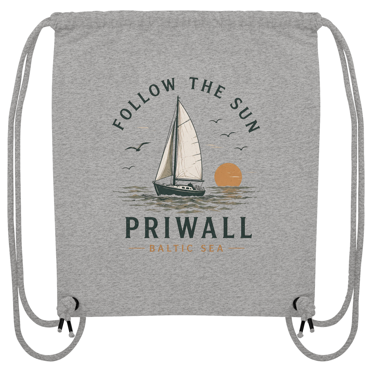 Priwall - Follow the sun - Kollektion - Organic Gym-Bag