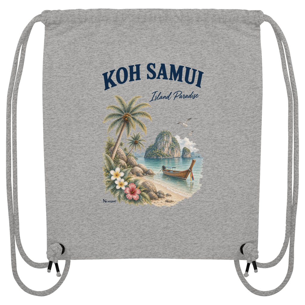 Koh Samui Thailand – Island Paradise – Tropical Vintage - Organic Gym-Bag