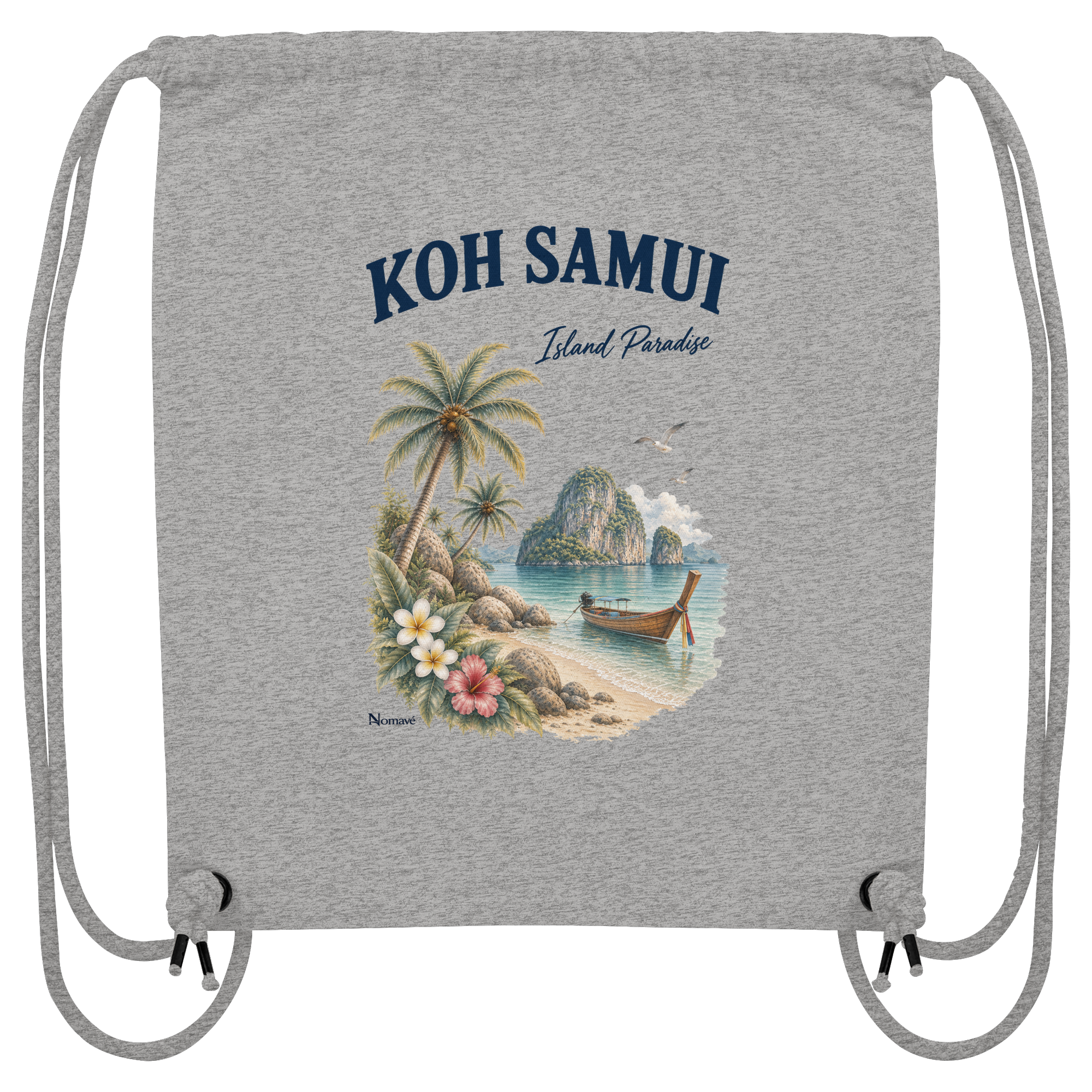 Koh Samui Thailand – Island Paradise – Tropical Vintage - Organic Gym-Bag