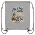 Life is better in Flip Flops – Bio Turnbeutel (Gym Bag)
