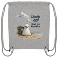 Maritimer Küstenhumor Möwen Motiv für Ostsee und Nordseefans und Meerliebhaber - Organic Gym-Bag