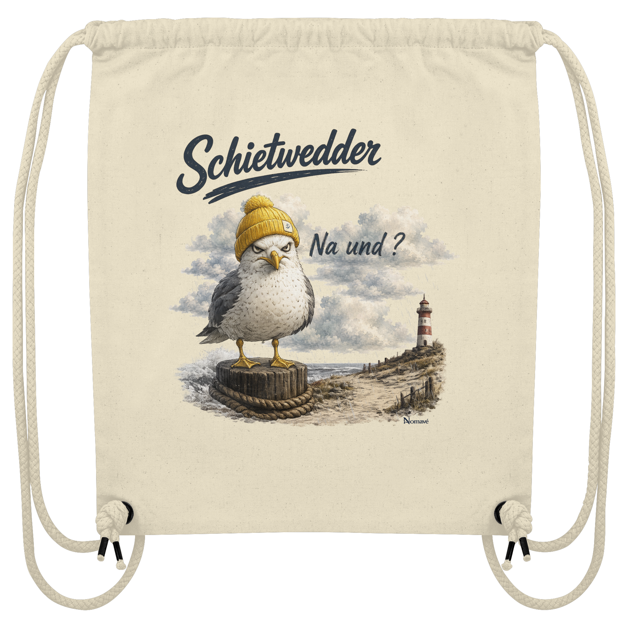 Alpha Möwe – Schietwedder? Na und! - Bio Gym-Bag