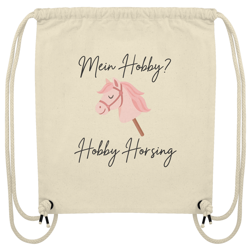 Mein Hobby ? Hobby Horsing ! - Bio Organic Gym-Bag