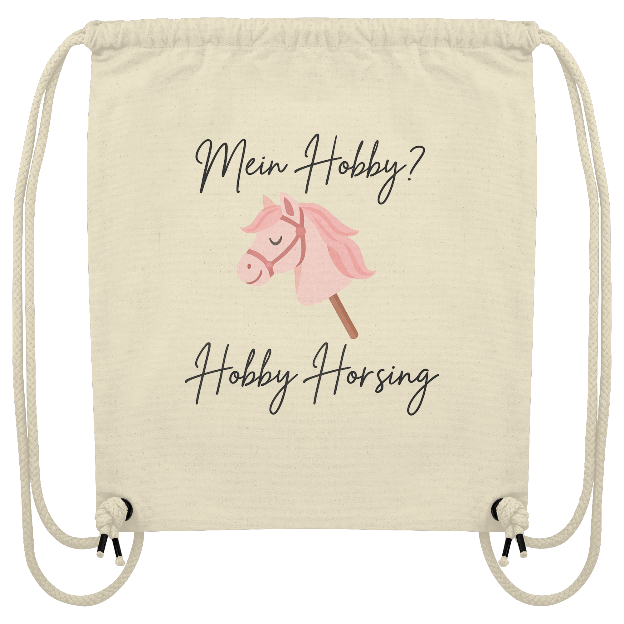 Mein Hobby ? Hobby Horsing ! - Bio Organic Gym-Bag