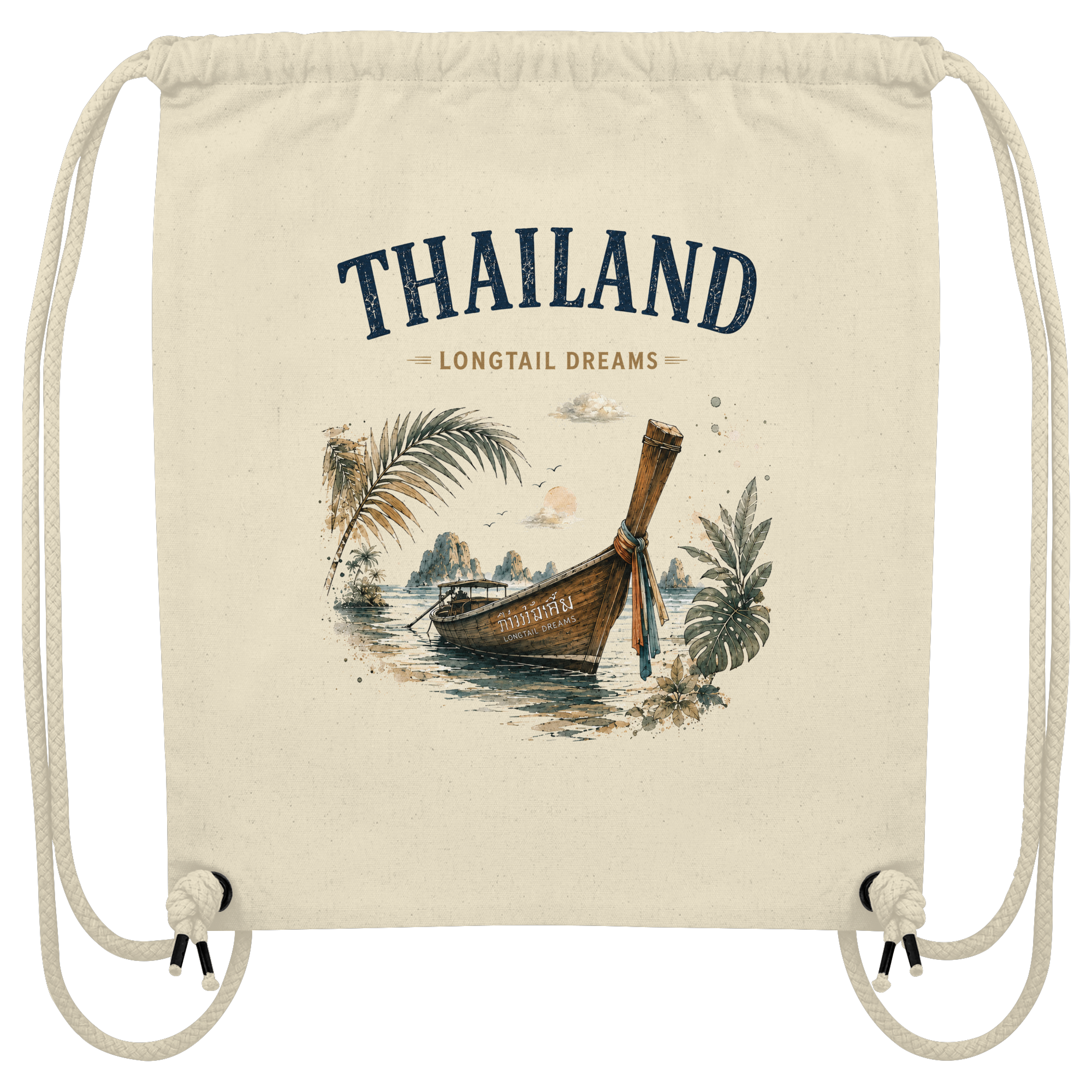 Thailand-Longtail-Dreams-Light-Edition - Organic Gym-Bag