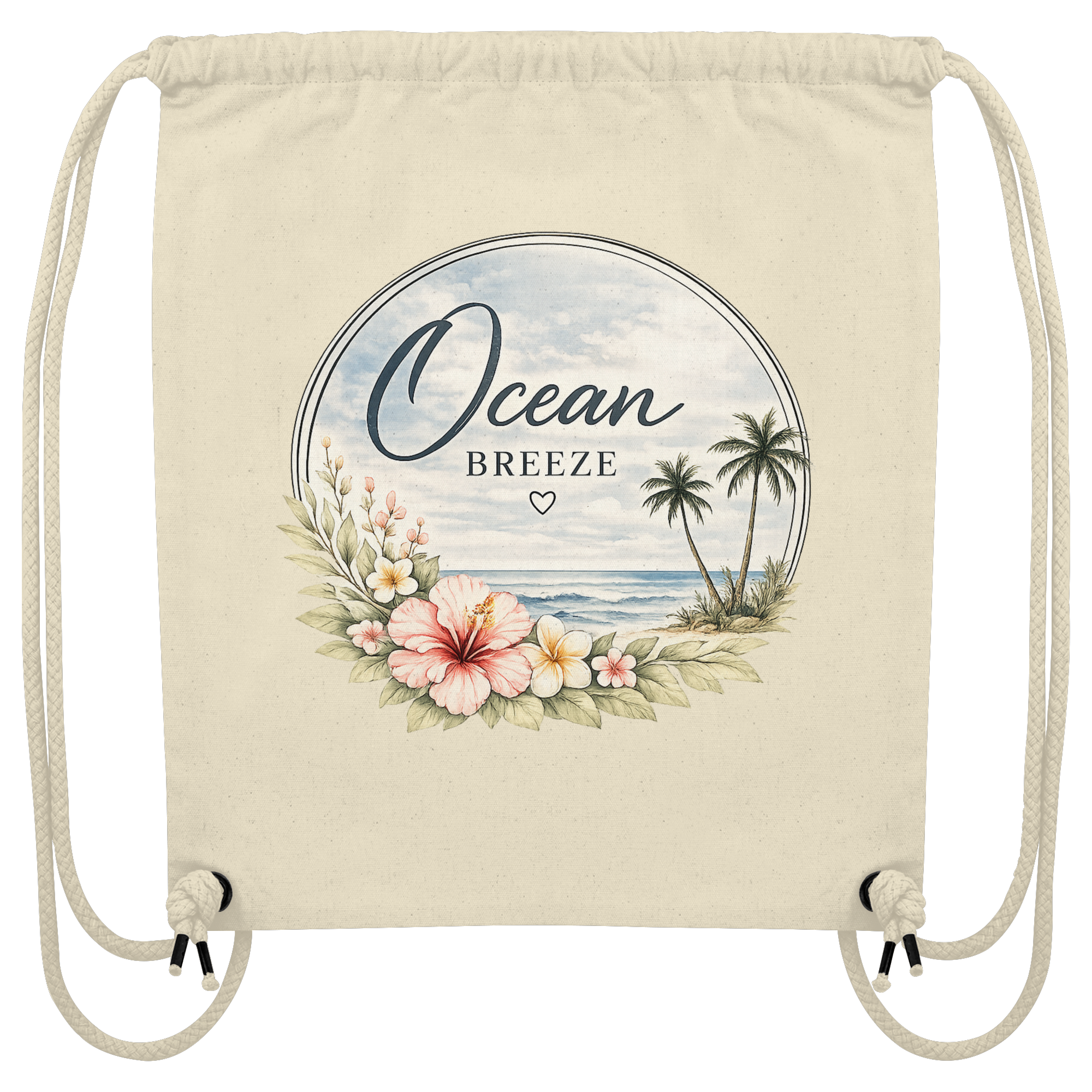 Ocean Breeze - Bio Gym-Bag Rucksack Turnbeutel