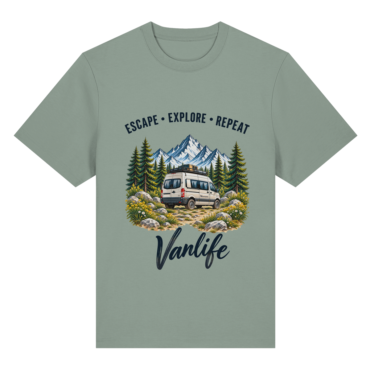 Escape • Explore • Repeat – Vanlife - Bio-Heavy Shirt