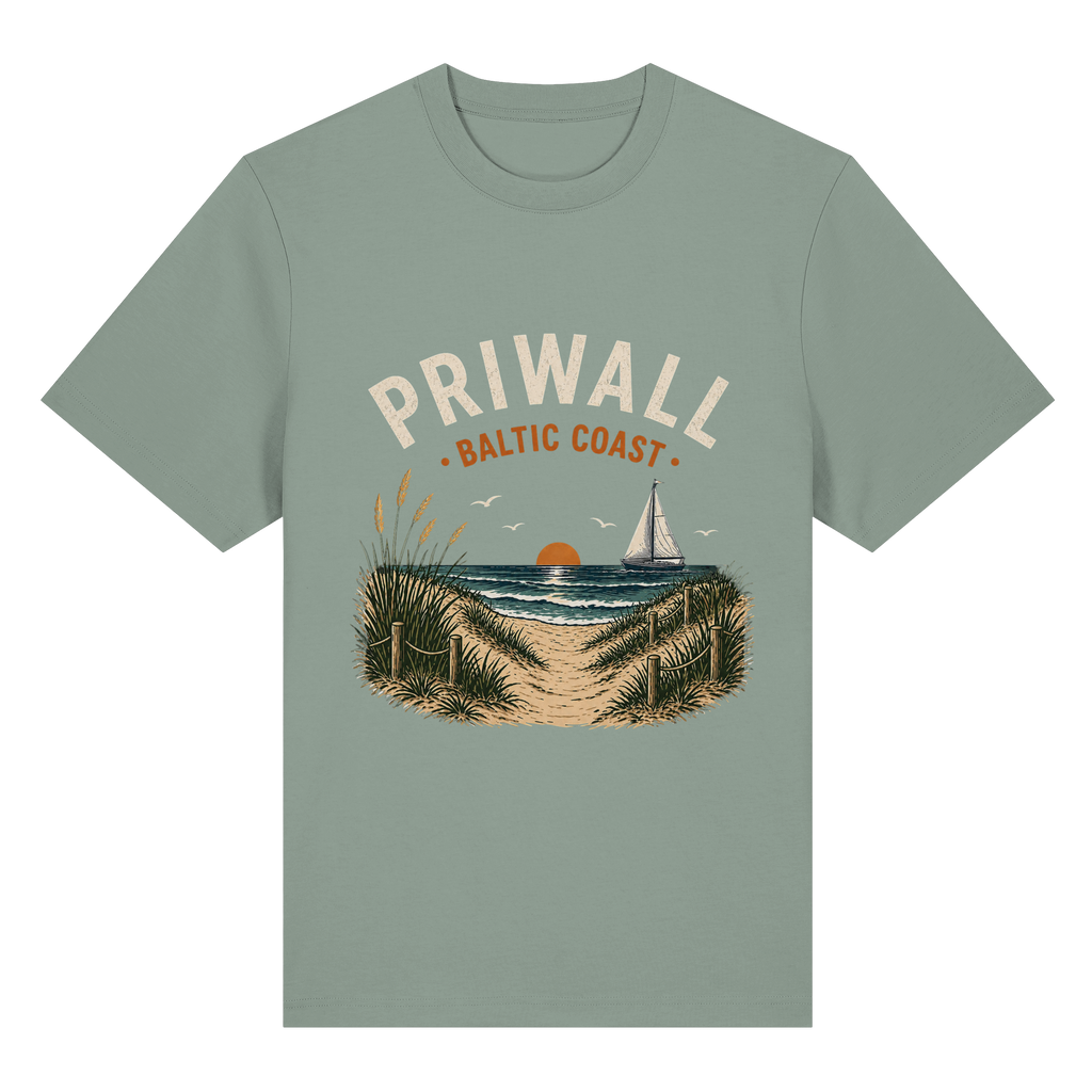 Priwall – Baltic Coast – Dark Edition – Bio-Heavy T-Shirt