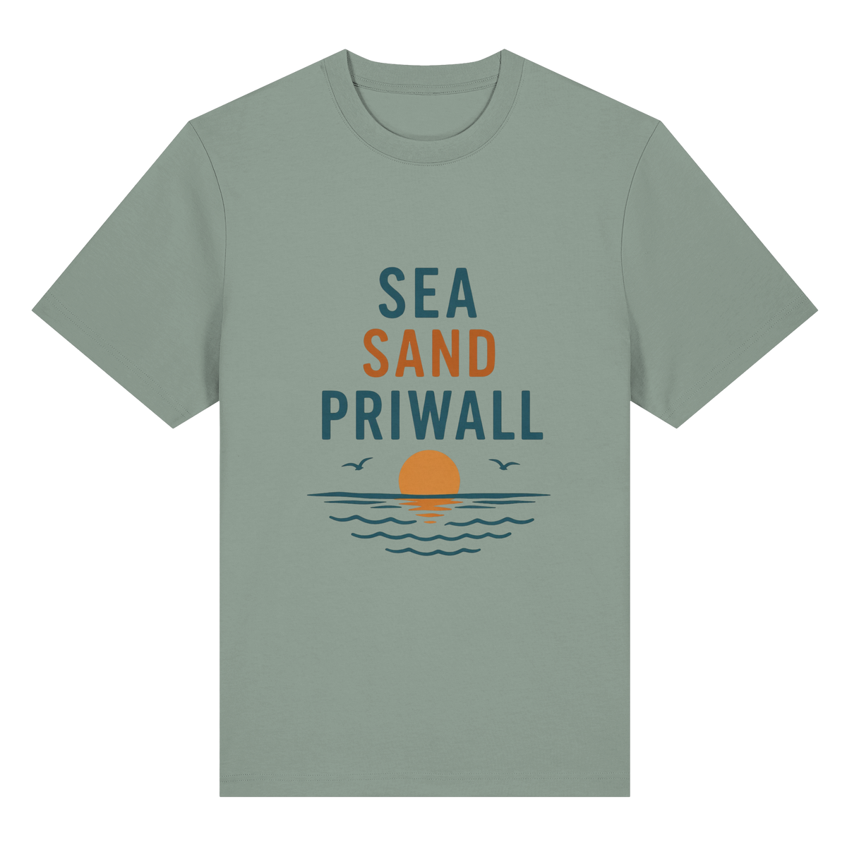 Priwall Vibes – Sea Sand Baltic Coast - Bio-Heavy Shirt