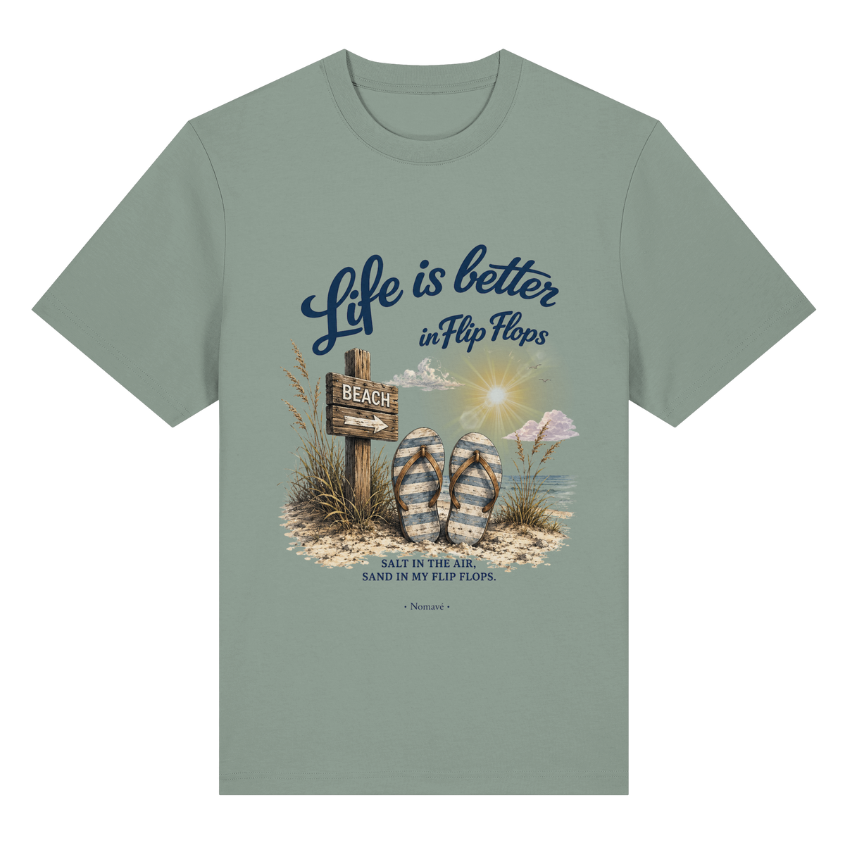 Life-is-better-in-flip-flops - Bio-Heavy Shirt
