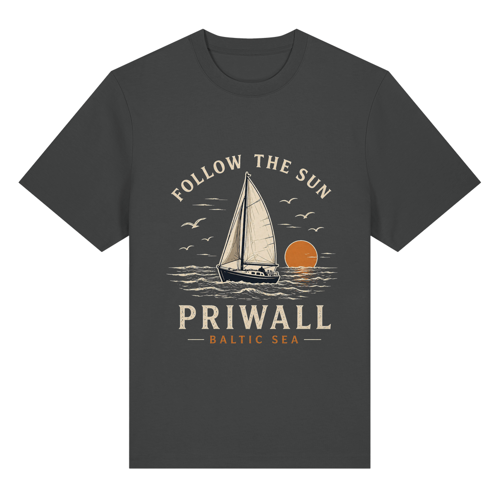 Priwall – Follow the Sun – Dark Edition – Bio-Heavy T-Shirt
