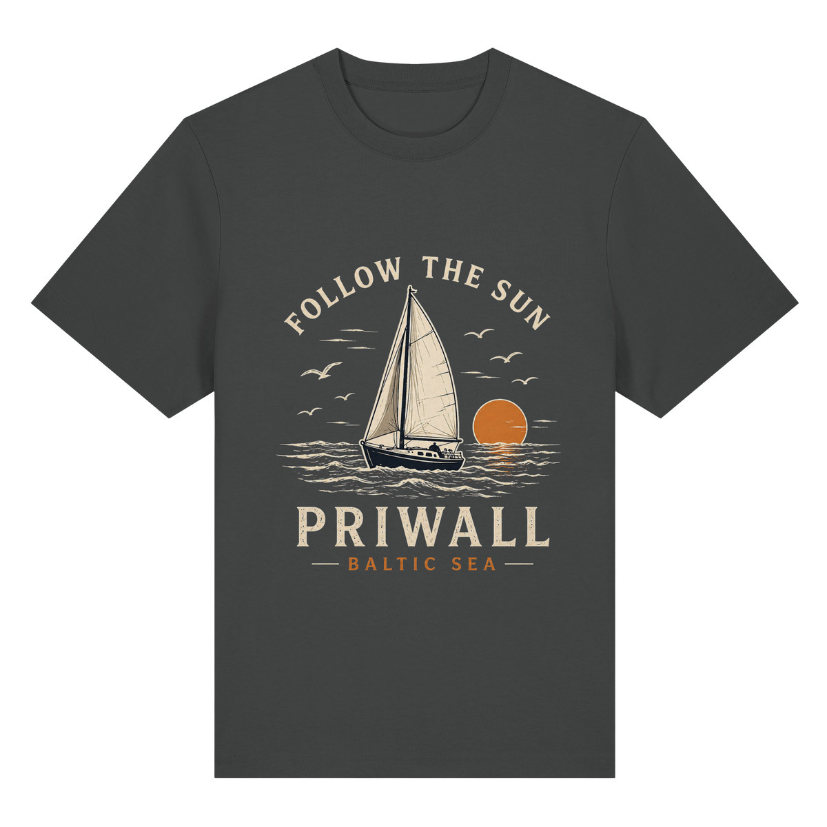 Priwall – Follow the Sun – Dark Edition – Bio-Heavy T-Shirt